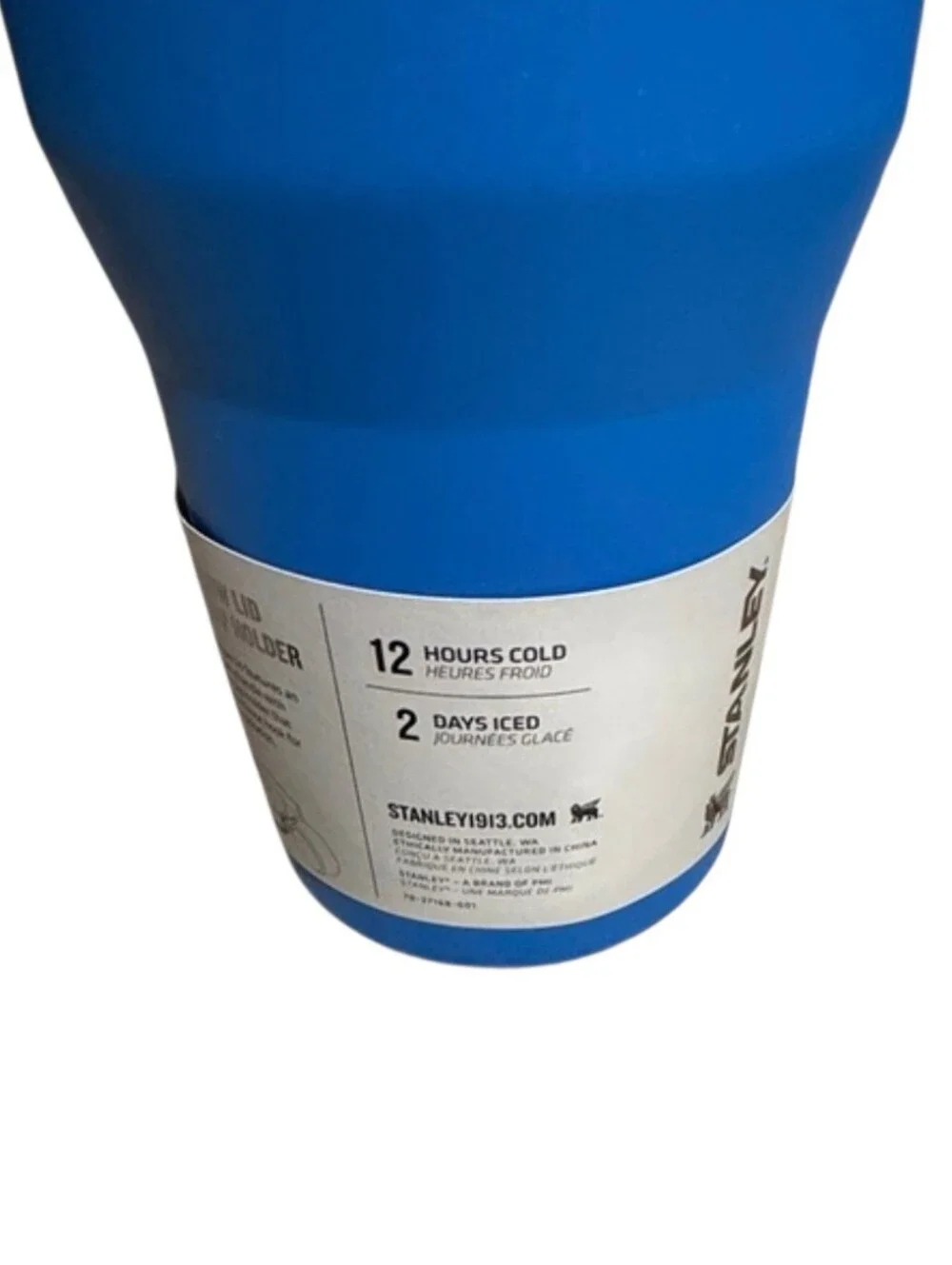 Stanley IceFlow Fast Flow Tumbler 30 oz Azure Blue Insulated NEW - Picture 3 of 5